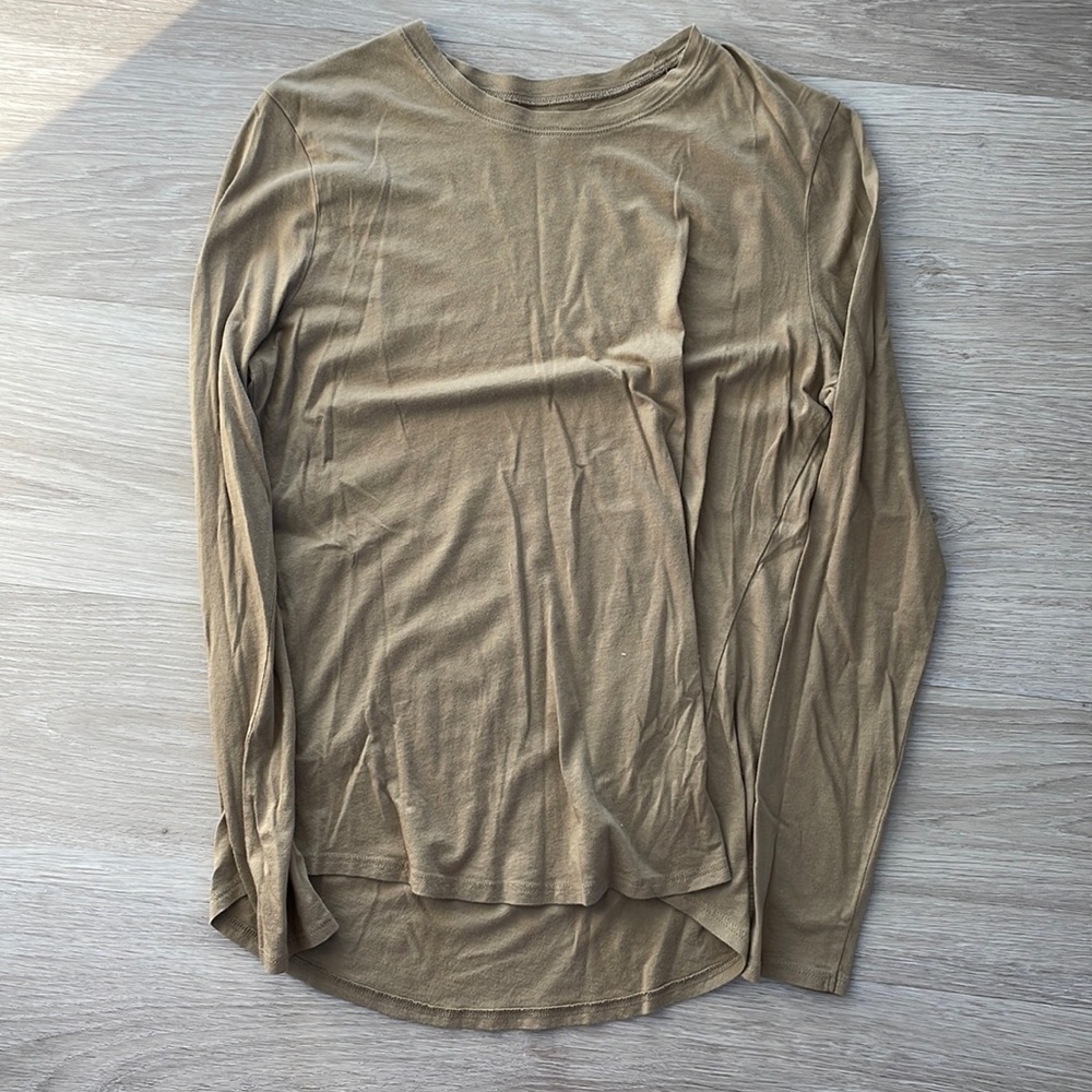 Figs deep oat super soft long sleeve under scrub